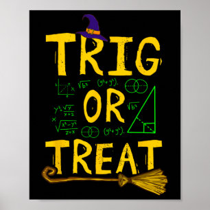 Poster Halloween Math Enseignant Trier Ou Traiter Ecole É