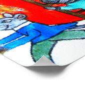 POSTER HALLOWEEN MICE NETTOYER LE CITROUILLE (Coin)