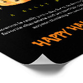 Poster Halloween mignon (Coin)