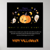 Poster Halloween mignon (Devant)