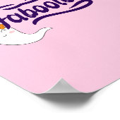 Poster Halloween mignonne, Fabole, Fantôme mignon, Preppy (Coin)