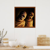 Poster Halloween - momies 1 (Cuisine)