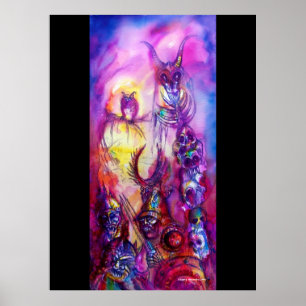 Poster HALLOWEEN MONSTERS / ORK WAR Imaginaire