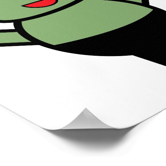 Poster Halloween monstre Frankenstein (Coin)