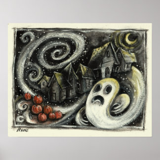 Poster Hallowe'en Night