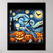 Poster Halloween Night Blue Jay (Devant)