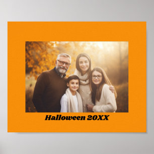 Poster Halloween Orange Border - Téléchargement instantan