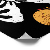 Poster Halloween Papa Skeleton Taco Belly Fun Pregnancy C (Coin)