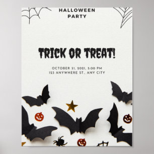 Poster Halloween Party Trick or Treat 31 Octobre 2021