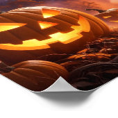 Poster Halloween Party Trick ou traitement (Coin)