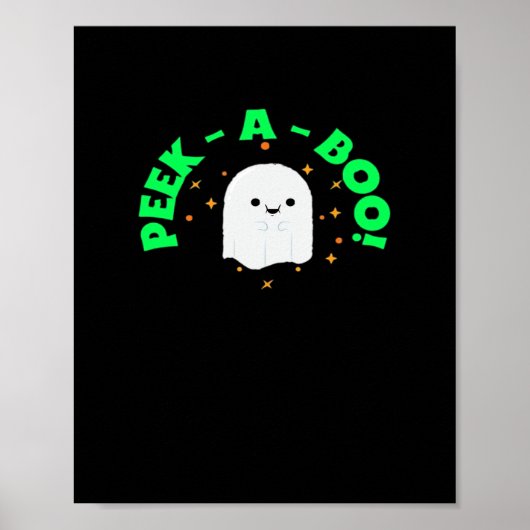 Poster Halloween - Peekabo (Devant)