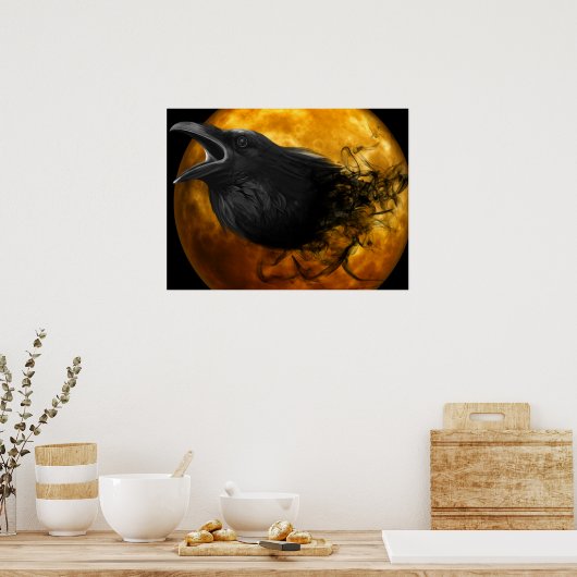 Poster Halloween Poster-Raven (Cuisine)