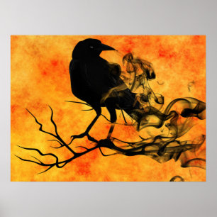 Poster Halloween Poster-Raven