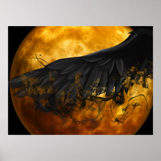Poster Halloween Poster-Raven (Devant)