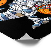 Poster Halloween Pour Les Garçons Hommes Dinosaure T Rex  (Coin)