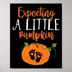 Poster Halloween Pregnancy Maman Attend Petit Poumon
