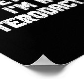 Poster Halloween Pretend I'm Pterodactyl Costume Lazy Din (Coin)