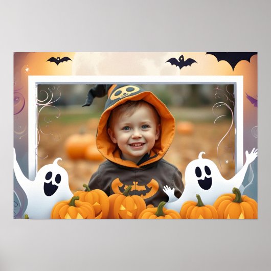 Poster Halloween print for your favorite photo (Devant)