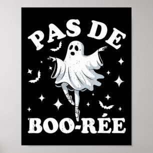 Poster Halloween Professeur de danse Pas De Boo-rée Danse