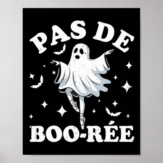 Poster Halloween Professeur de danse Pas De Boo-rée Danse (Devant)