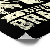 Poster halloween professeurs amour cerveau école zombie (Coin)