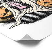 Poster Halloween Raccoon Ghost (Coin)