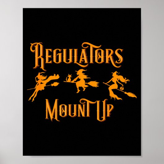 Poster Halloween Regulators Mount Up Witches (Devant)