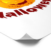 Poster Halloween sanglant (Coin)