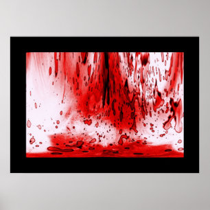 Poster Halloween Sanglant Épouvantable Horreur