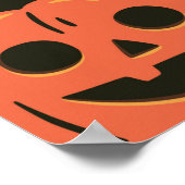 Poster Halloween sans couture motif avec casquette sorciè (Coin)