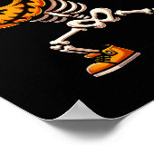 Poster Halloween Skeleton Boys Trick Treat Funny Citrouil (Coin)