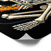Poster Halloween Skeleton Gamme Casques Vidéo Jeu C (Coin)