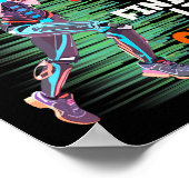 Poster Halloween Skeleton Runner Cardio Déplaisant Jogger (Coin)