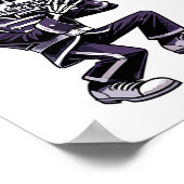 Poster Halloween Skeleton School Marche Band Trombone P (Coin)