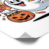 Poster Halloween Snacks Ghost Funny Trick-or-traiter Cand (Coin)