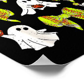 Poster Halloween Softball Ghosts Softball Daughter Girls (Coin)