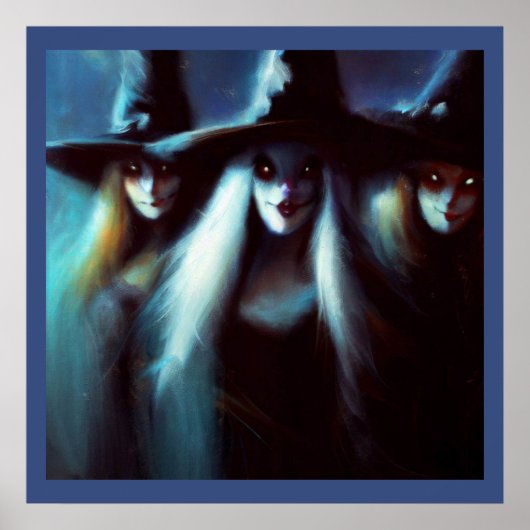 Poster Halloween - Sorcières 4 (Devant)