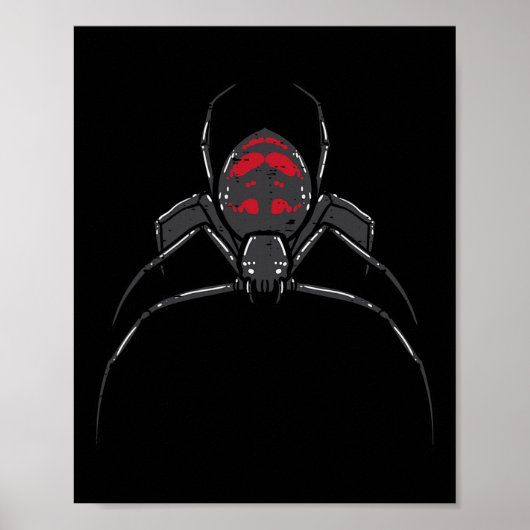 Poster Halloween Spider Black Widow Costume Homme Garçons (Devant)
