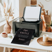 Poster Halloween Spiderweb Baby Shower Diaper Raffle Sign