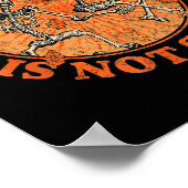 Poster Halloween Squelette santé mentale Prévention du su (Coin)