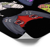 Poster Halloween Squelette Zombie Contrôleurs de jeu mama (Coin)