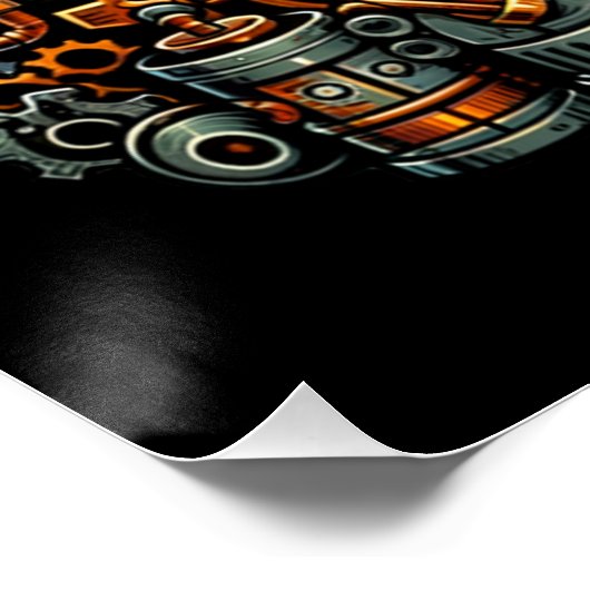 Poster Halloween Steampunk (Coin)