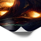 Poster Halloween Steampunk Forest Witch (Coin)