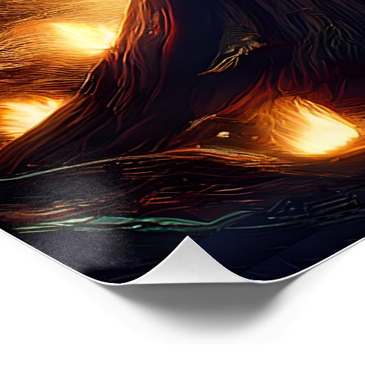 Poster Halloween Steampunk Forest Witch (Coin)