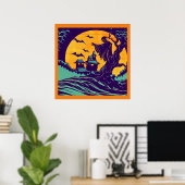 Poster Halloween - Style de coupe 2 (Bureau à domicile)