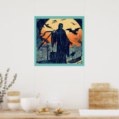 Poster Halloween - Style de coupe 3 (Cuisine)