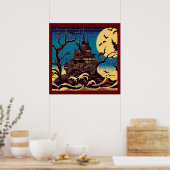 Poster Halloween - Style de coupe 4 (Cuisine)