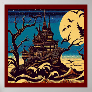 Poster Halloween - Style de coupe 4