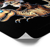 Poster Halloween T-rex Skeleton Ride (Coin)