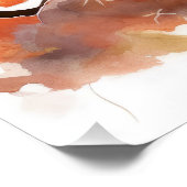 Poster Halloween Terre-Neuve avec la peur Citrouille (Coin)